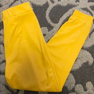 Mustard yellow Calvin Klein ankle pants